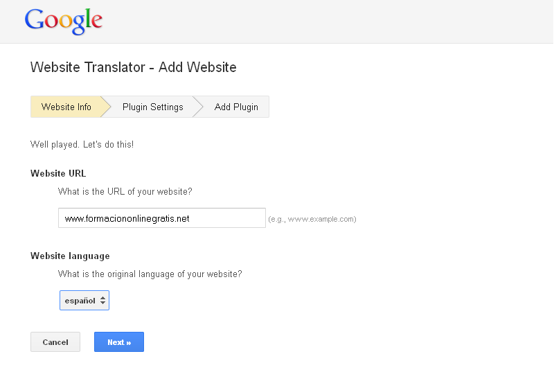  Como poner Google Translation en mi web o blog